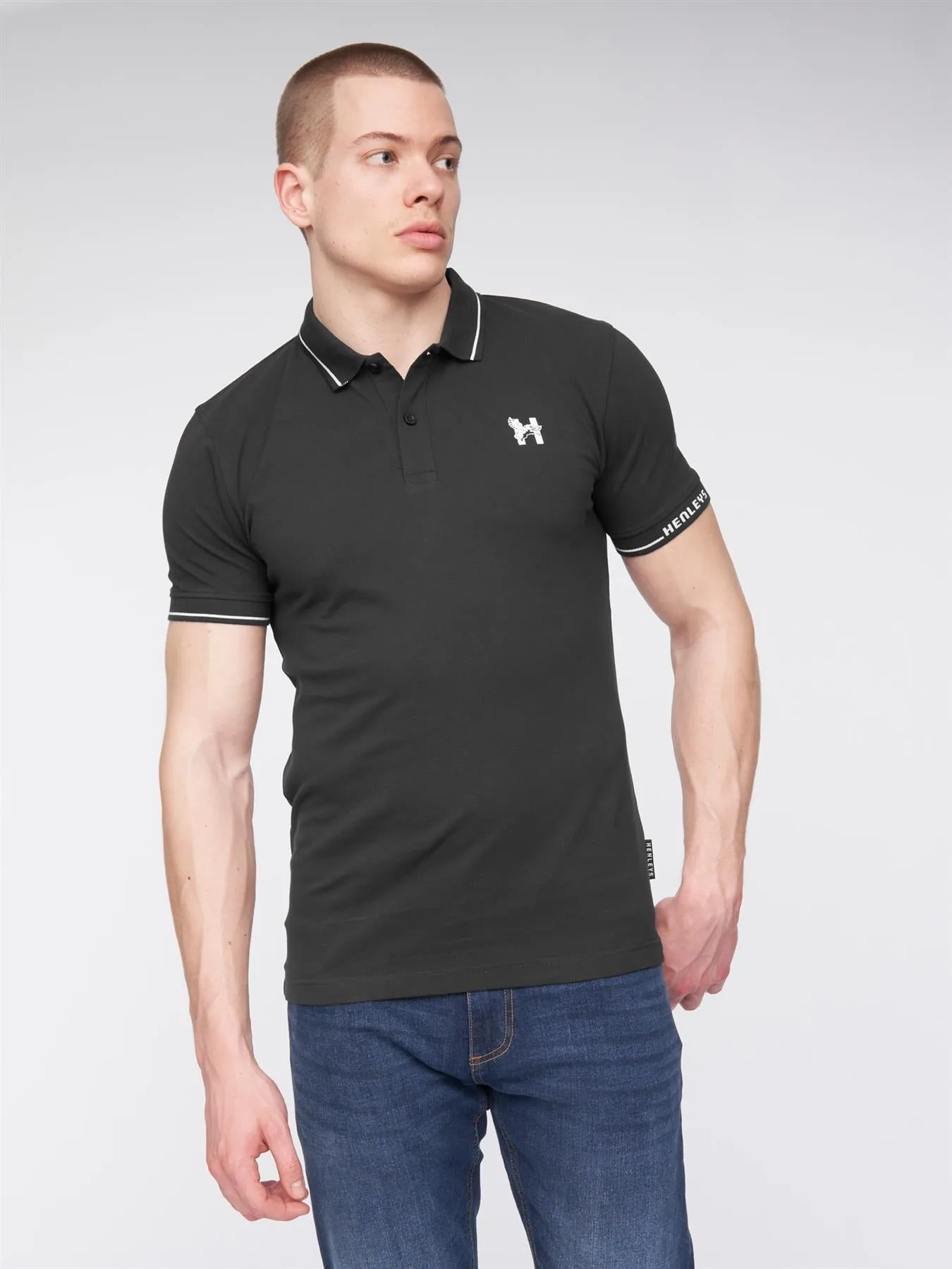 Mens Hentyme Polo Black
